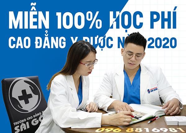 Miễn 100% học phí Cao đẳng Y Dược Sài Gòn năm 2020