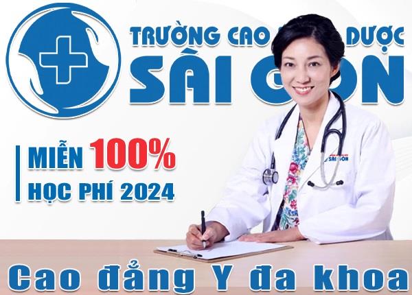 Tuyển sinh Cao đẳng Y Dược Sài Gòn năm 2024 và Miễn 100% học phí